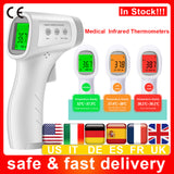 Medical IR Infrared Thermometers Infrared Non-contact Digital Forehead Thermometer Temperature Gun Tool for body Baby Kids Adult